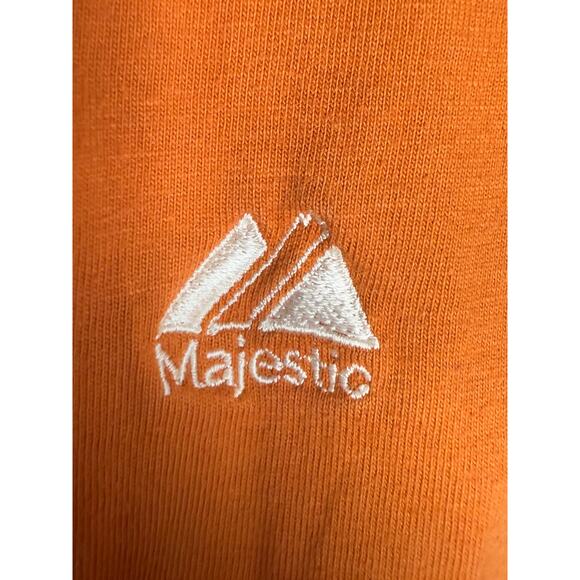 Houston Astros Majestic Cooperstown Collection Retro Hoodie Burnt Orange Men 2XL - Picture 5 of 8